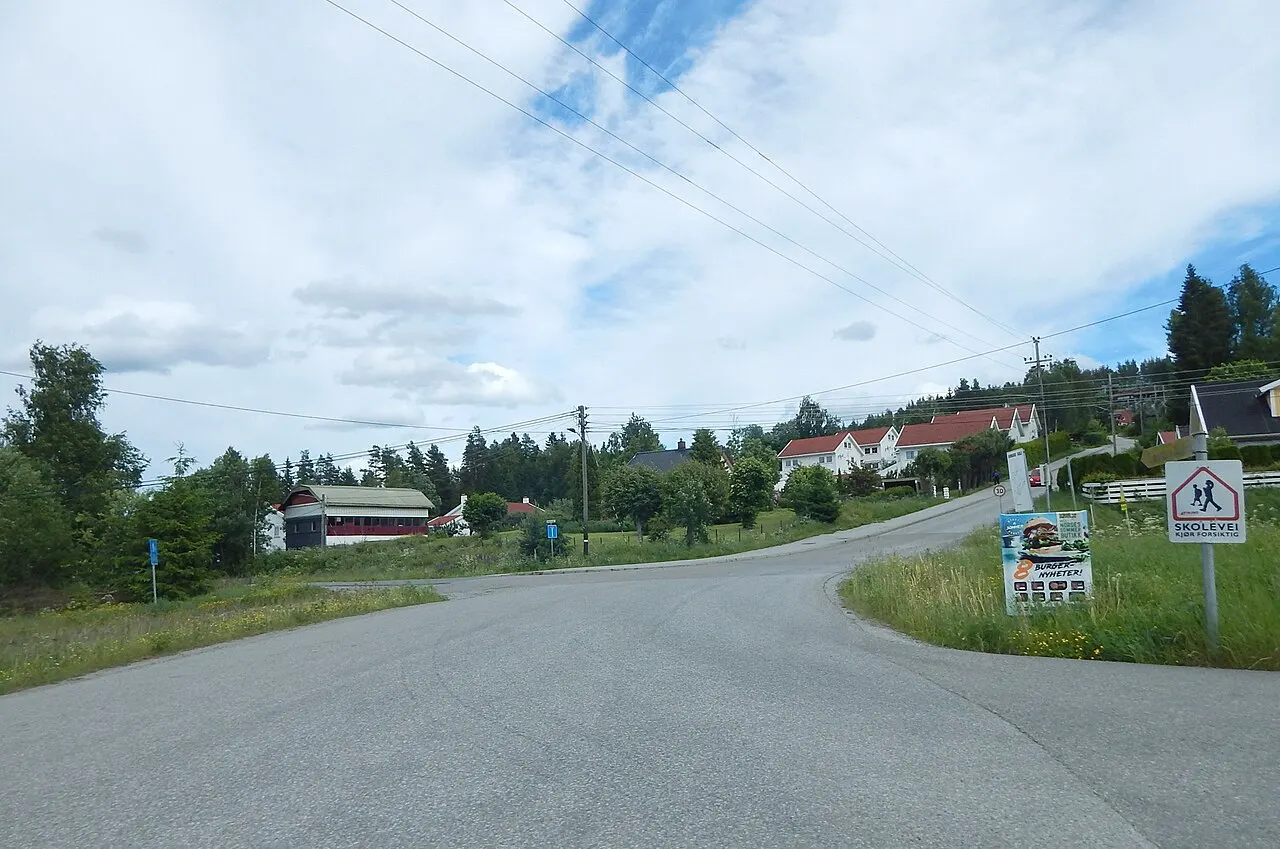 Fra Aulifeltet, helt sør i Nes kommune