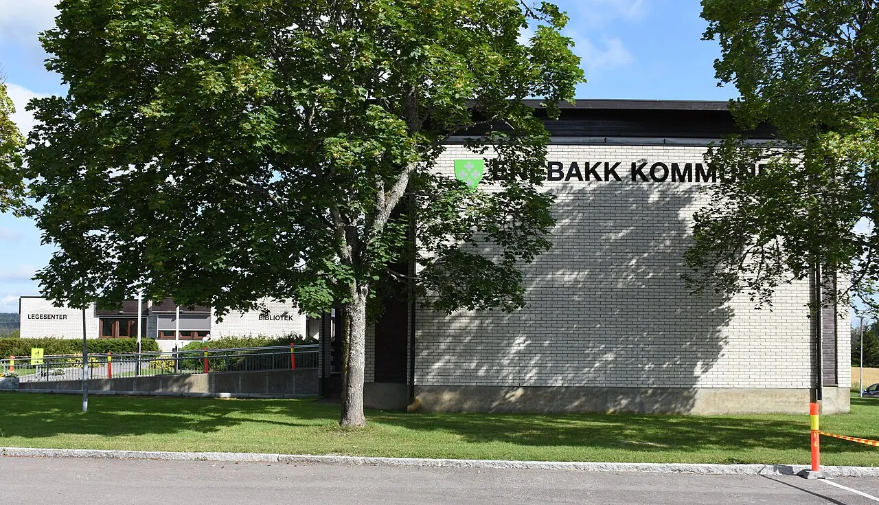 Enebakk kommunehus i Kirkebygda