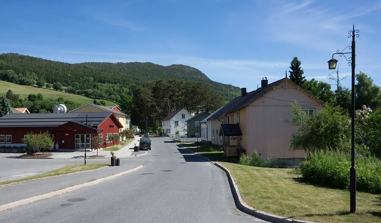 Fyresdal sentrum.