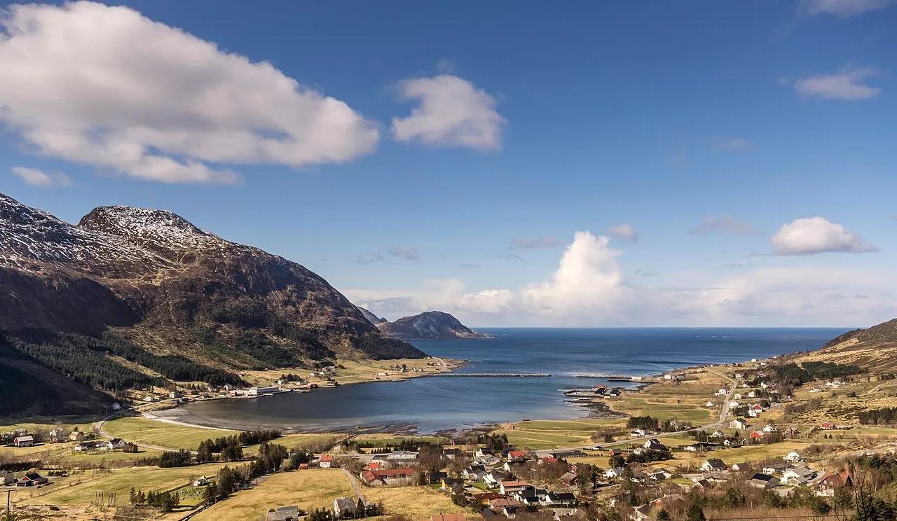 Gjerdsvika sett frå Kloven