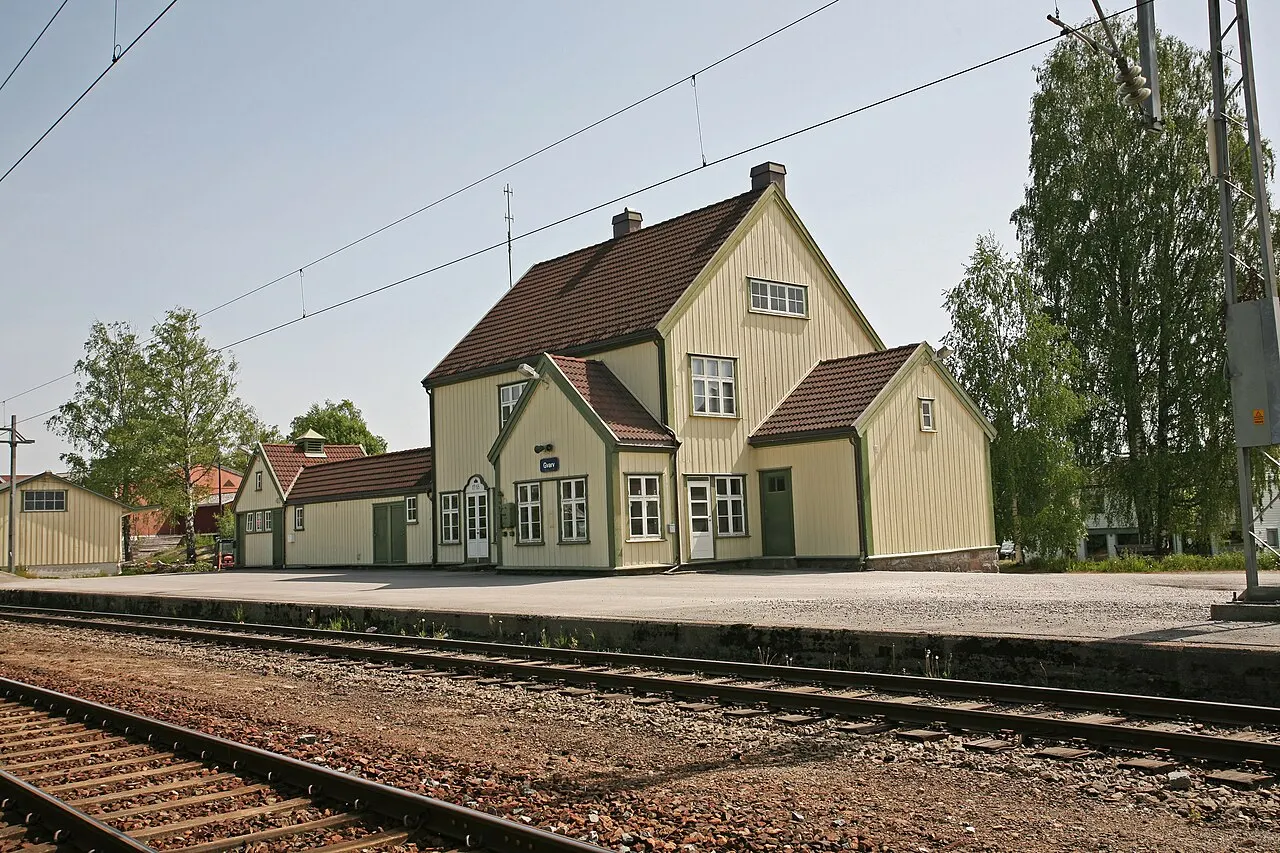 Bilde av Gvarv stasjon