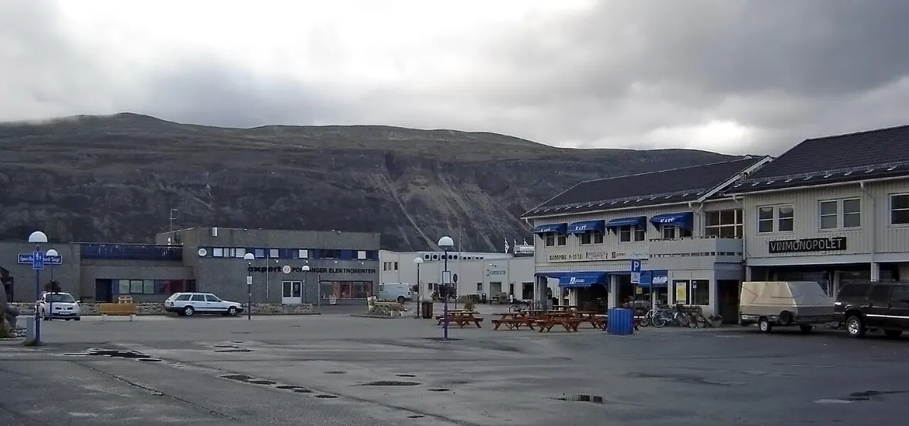 Lakselv sentrum, Porsanger kommune, Finnmark, Norge