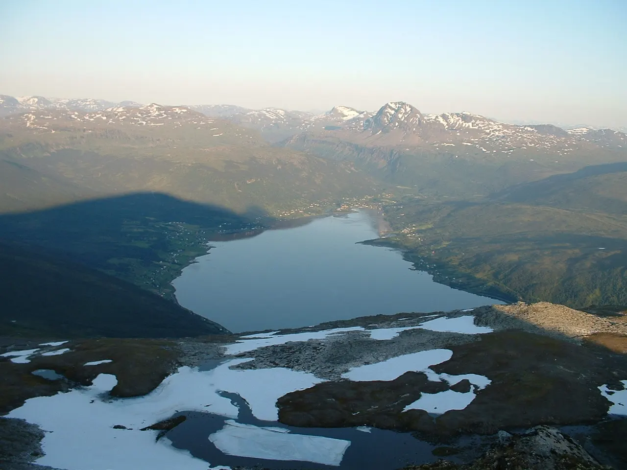 Indre del av Lavangen.