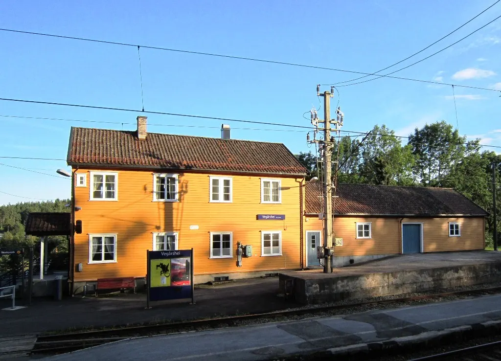 Vegårshei stasjon på Sørlandsbanen