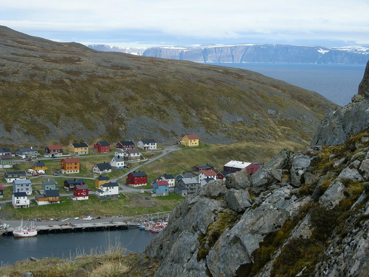 Nordvågen, Nordkapp kommune, Magerøya, Finnmark, Norge