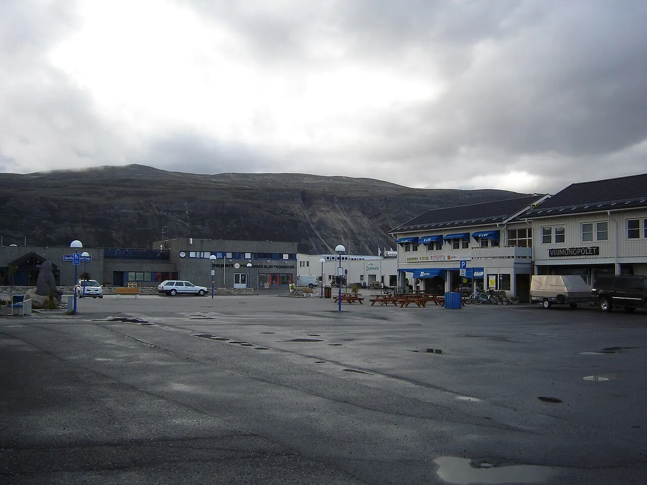 Lakselv sentrum, Porsanger kommune, Finnmark, Norge