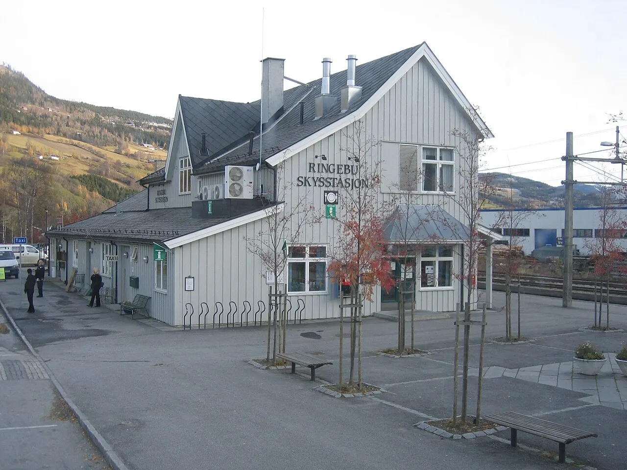 Ringebu stasjon ved Ringebu, Oppland.