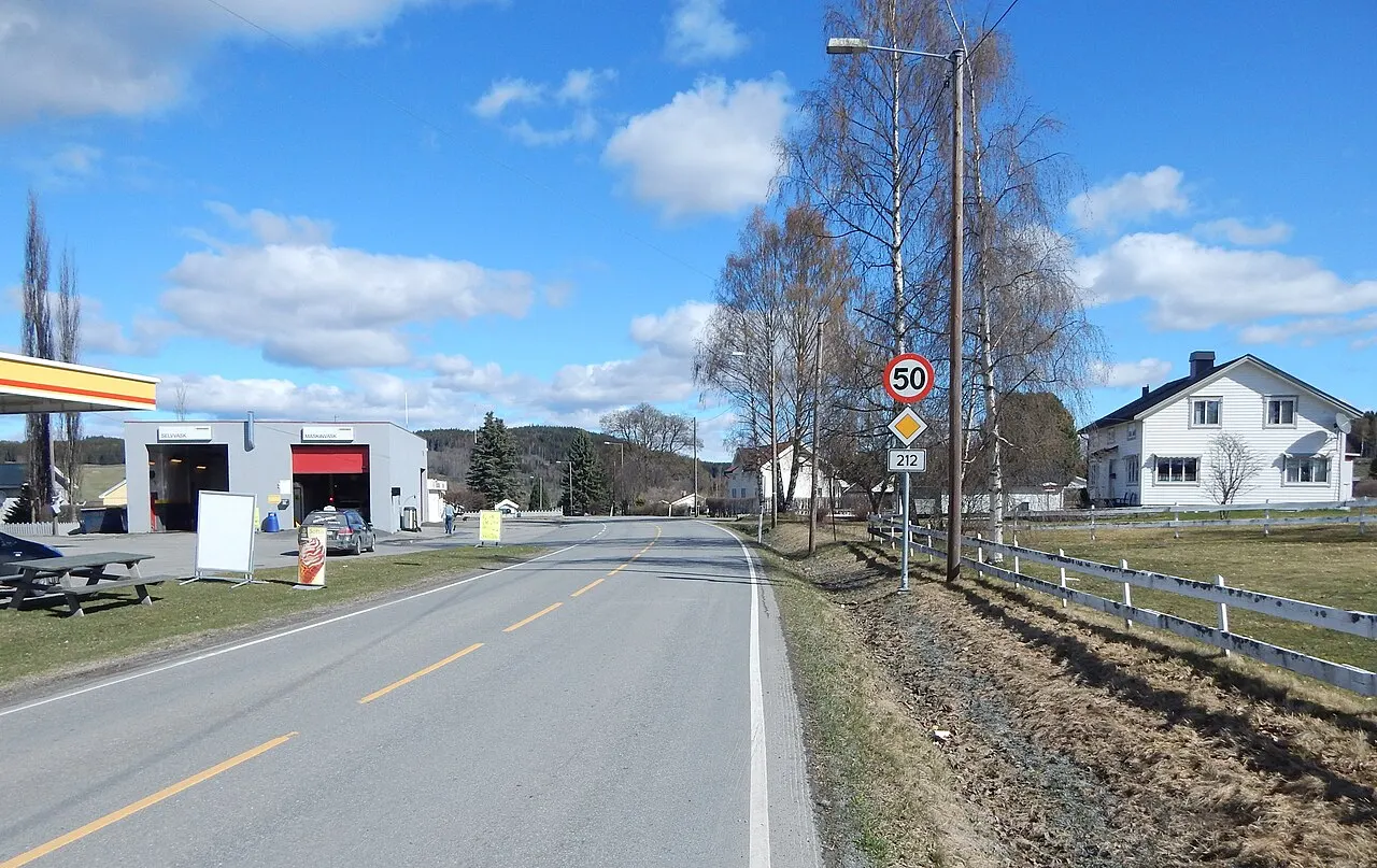 Primær fylkesvei 212 ved Stavsjø