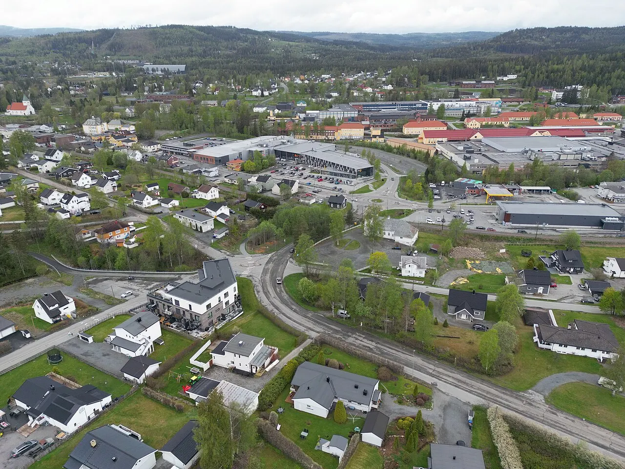 Dronefoto, mai 2022